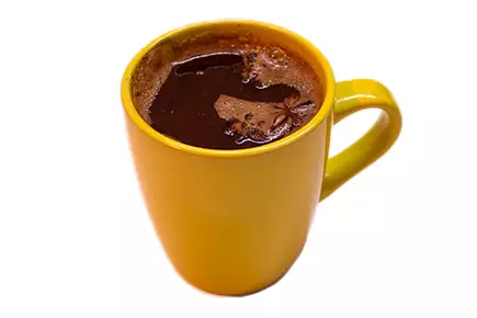 Глинтвейн кофейный с гранатом и мёдом